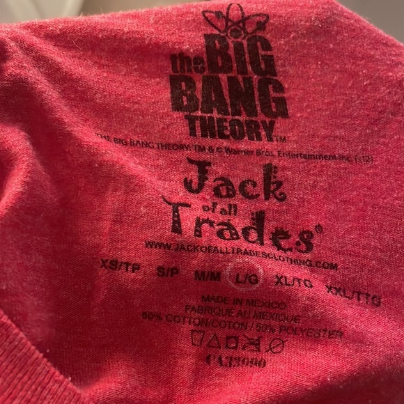 The Big Bang Theory T-Shirt. Men’s Large - Picture 3 of 3